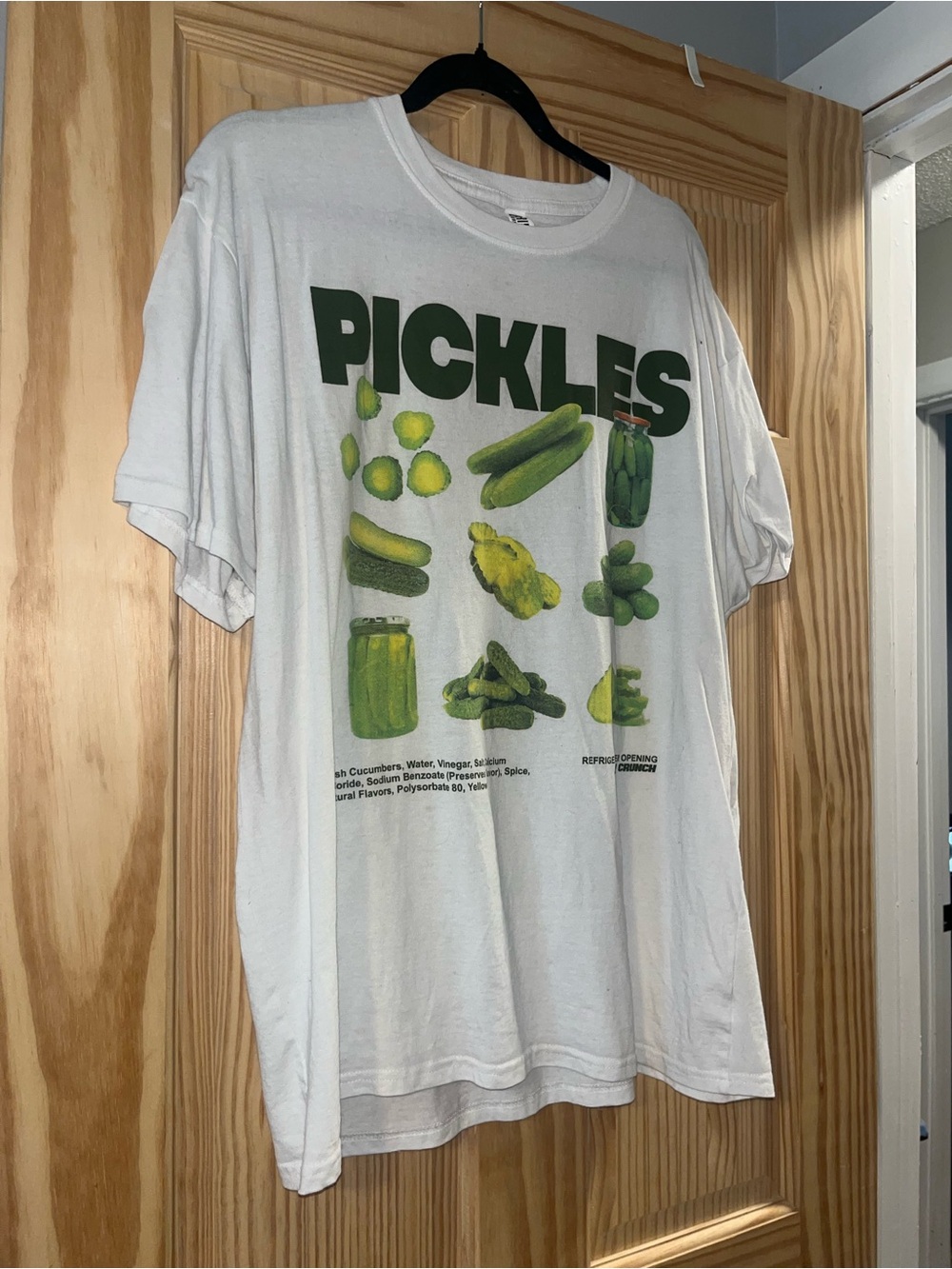 White 'Pickles' Graphic Tee - Women's Short Sleeve
